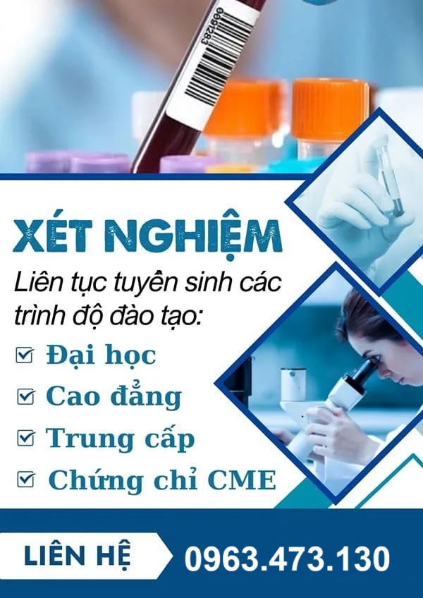 tuyển sinh ngành xét nghiệm